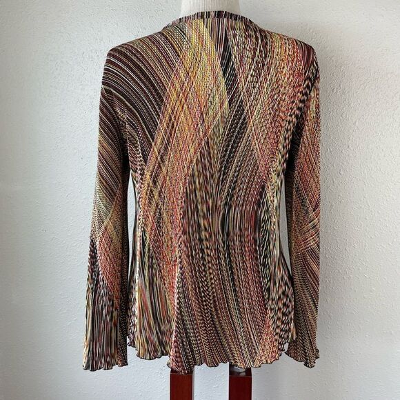 Mike & Tod Pleated Blouse Top Size S EUC - Picture 6 of 7